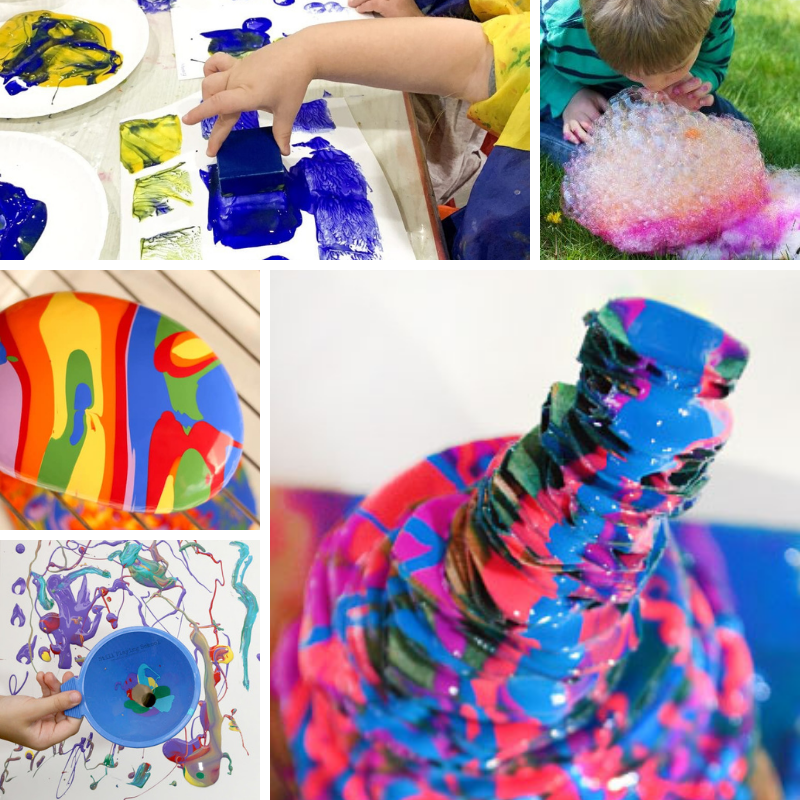 5 messy art projects for preschoolers