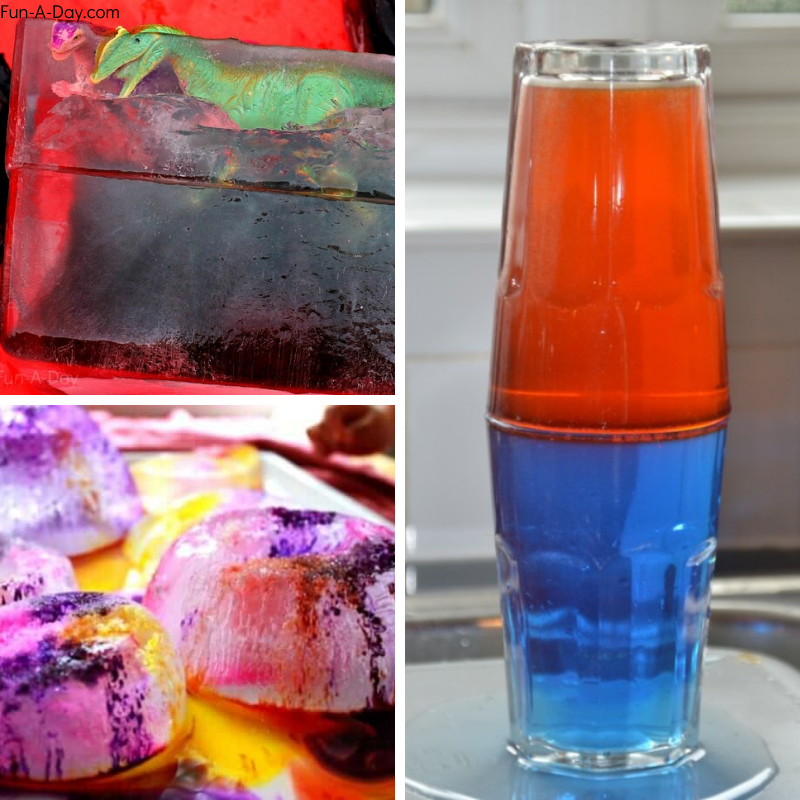 3 colorful and messy science experiments