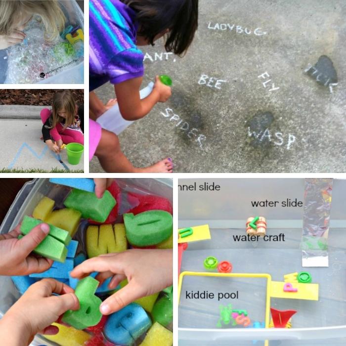 5 ideas for preschool summer literacy activities - pre-reading and spelling ideas