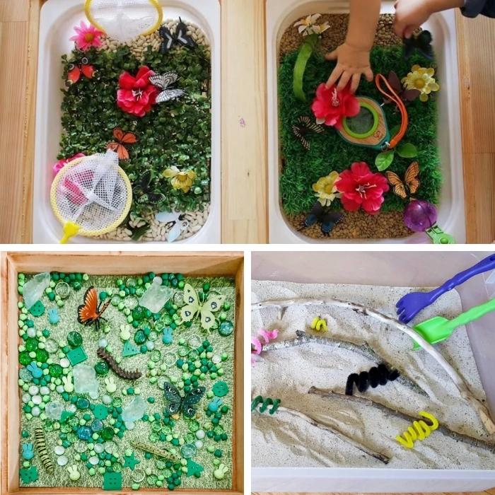 3 preschool butterfly sensory ideas