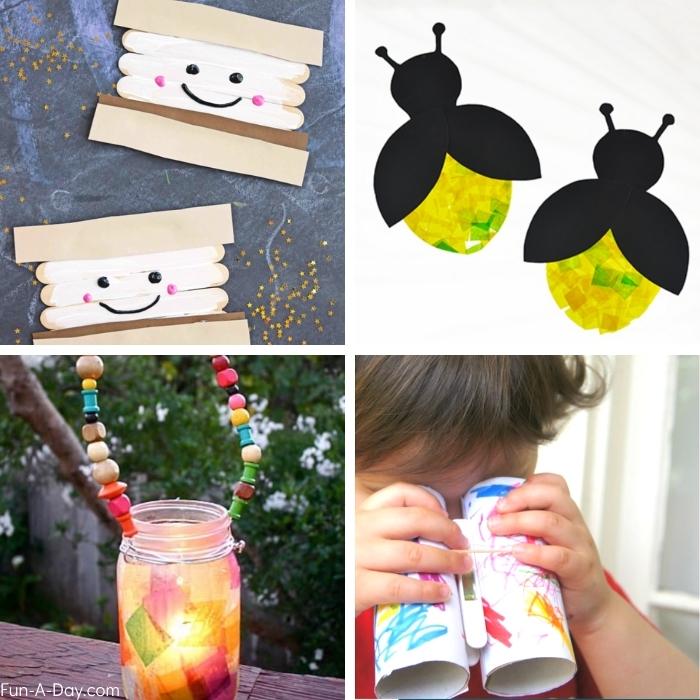 4 ideas for camping crafts for little kids