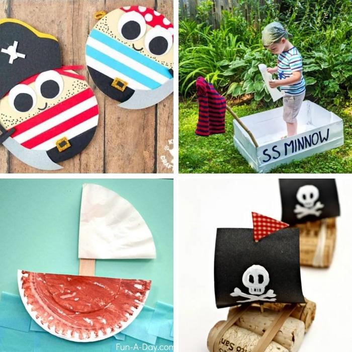4 pirate-themed crafts for preschoolers