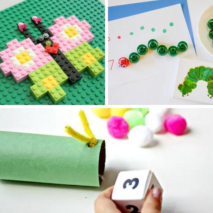 3 caterpillar math activities for kids