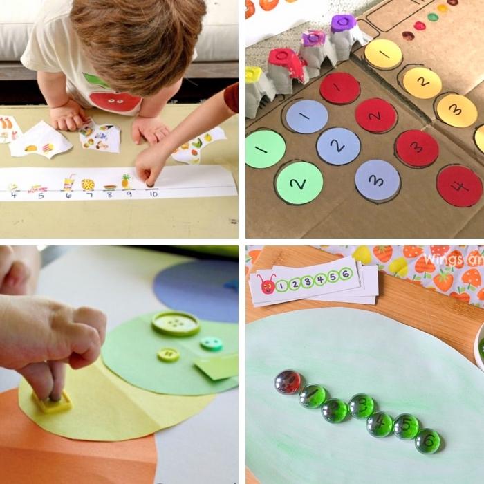 math activities for kids to go along with the book the very hungry caterpillar