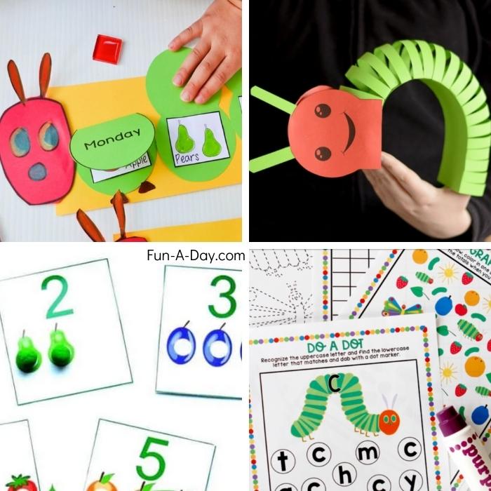 math activities for kids to go along with the book the very hungry caterpillar