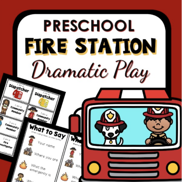 preschool fire station dramatic play preschool resource