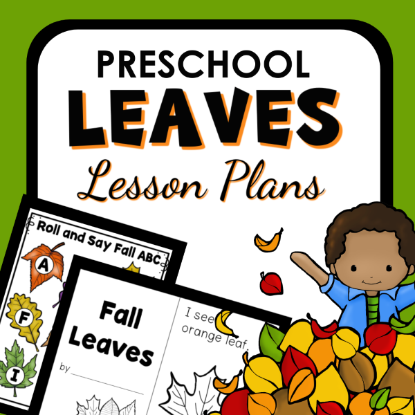 preschool leaves lesson plans cover
