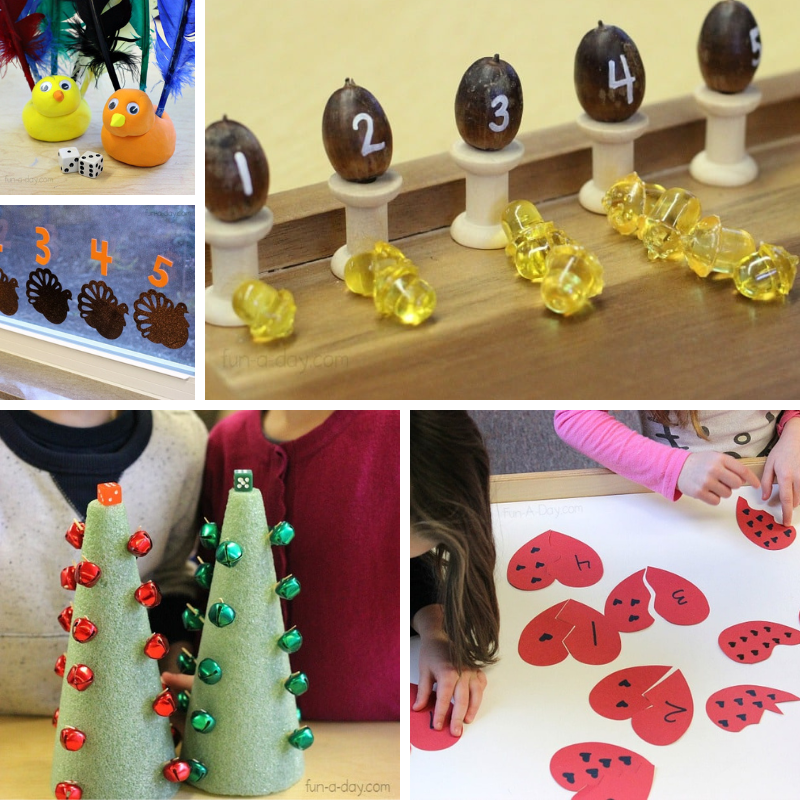 5 hands-on number activities for kindergarten and preschool
