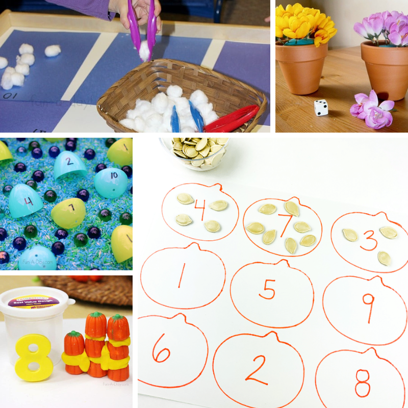 5 hands-on number activities for preschool