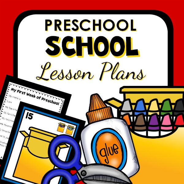preschool school lesson plans cover
