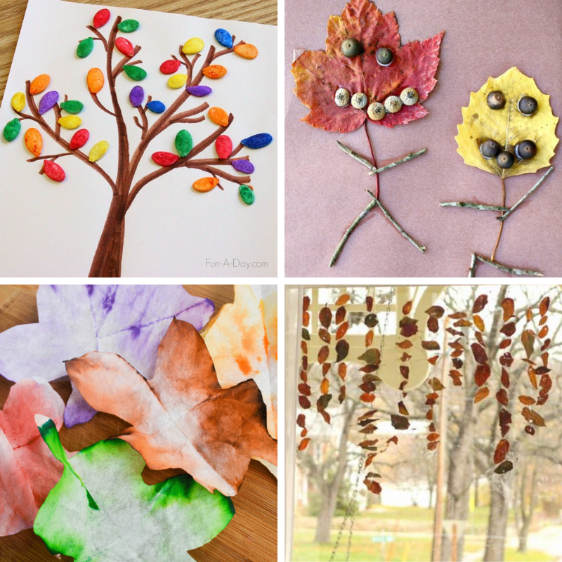 4 leaf art ideas for preschoolers