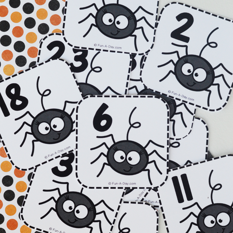 pile of spider calendar numbers in disarray
