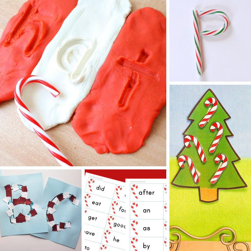 5 literacy-based candy cane activities