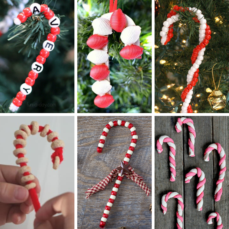 6 candy cane crafts kids can make