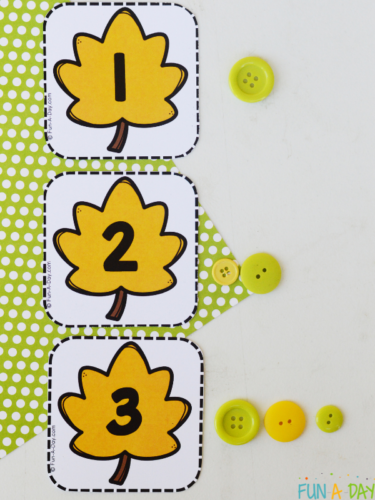 Leaf Calendar Numbers Free Printable - Fun-A-Day!