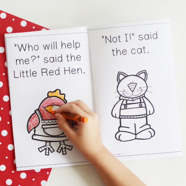 Free Little Red Hen Printable Book - Fun-A-Day!