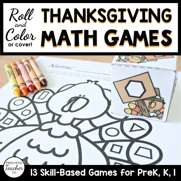 turkey math games product cover
