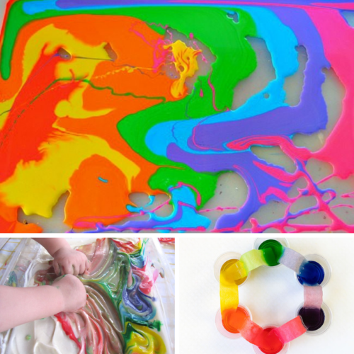 25+ Rainbow Messy Play Ideas for Kids - Fun-A-Day!