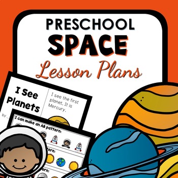 kindergarten and preschool space lesson plans cover