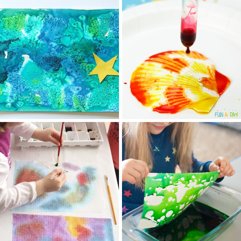 4 watercolor art projects for kids