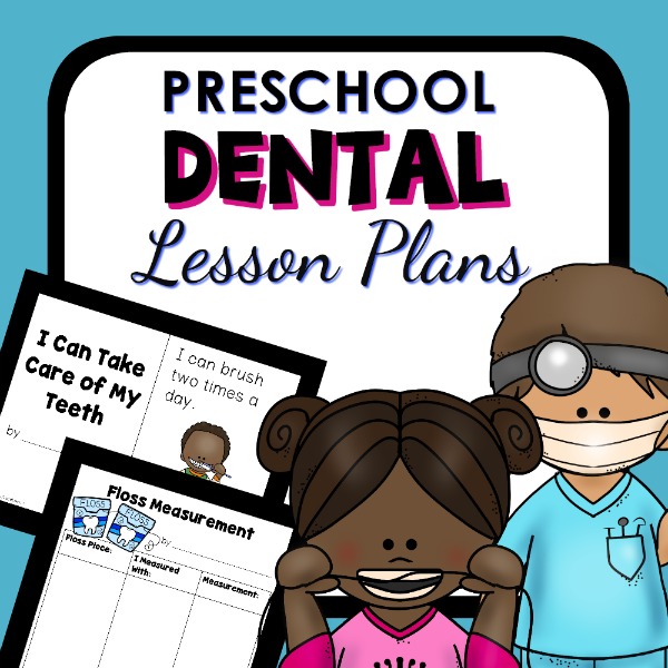 cover for preschool dental lesson plans