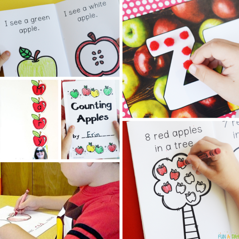 Preschool Apple Theme Activities - Fun-A-Day!