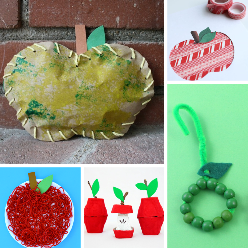 5 pre k apple crafts