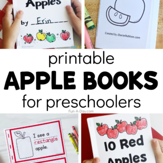 apple emergent readers with text that reads printable apple books for preschoolers