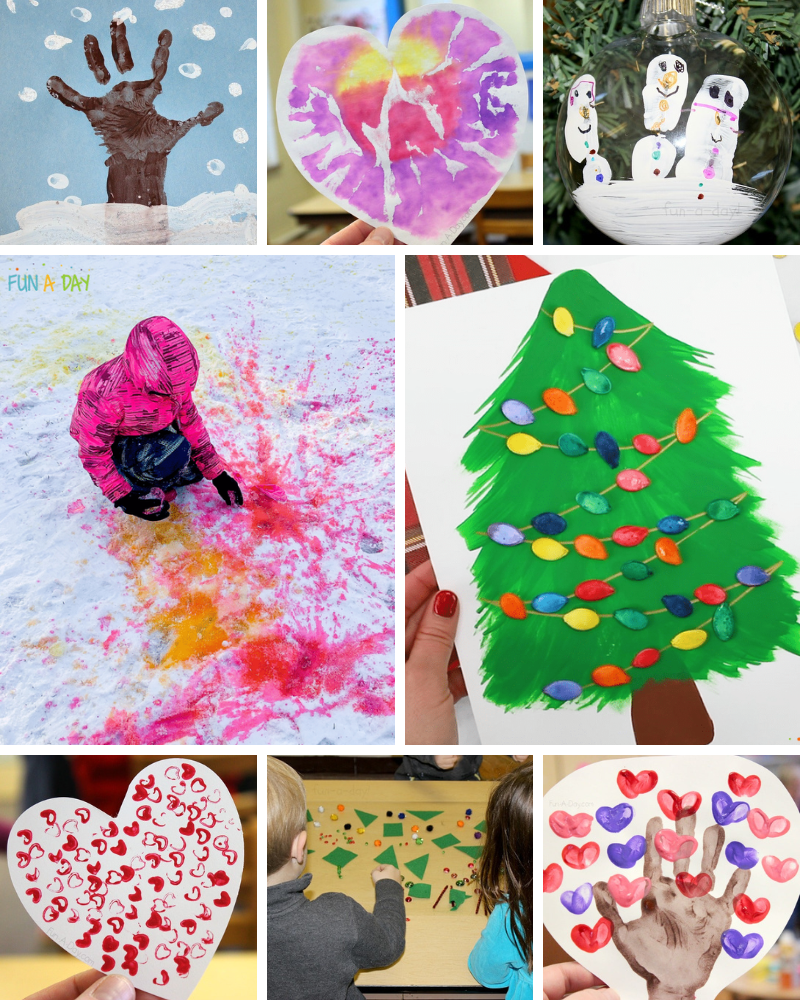 winter art projects for kids
