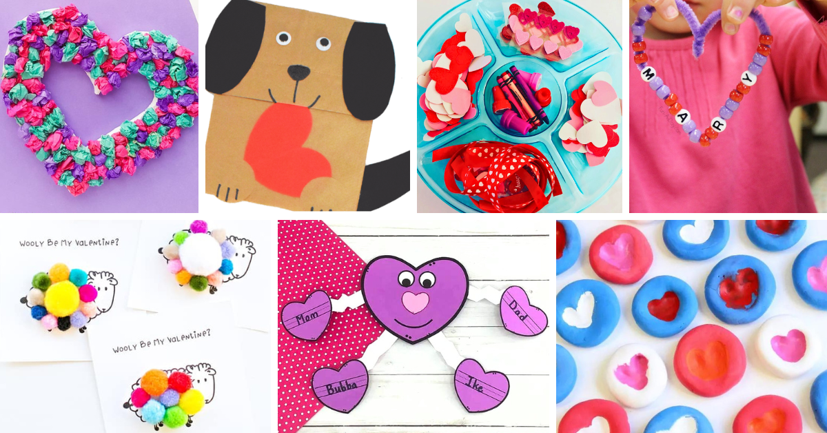 15 Valentine's Day Crafts for Preschoolers - Fun-A-Day!