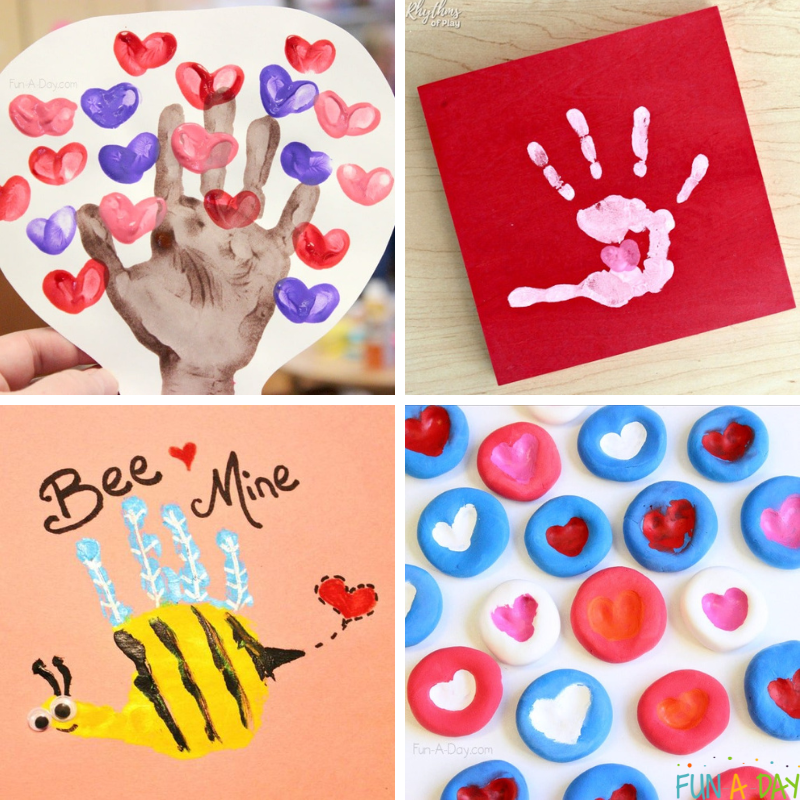 4 valentine handprint art ideas