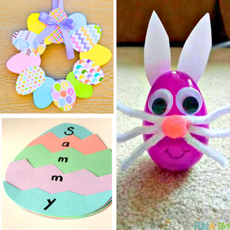Three Easter craft ideas.