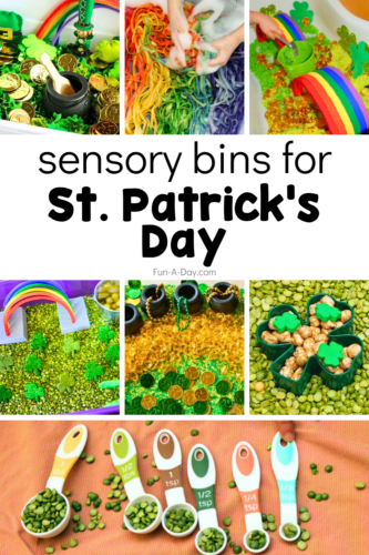 15+ St. Patrick's Day Sensory Bins - Fun-A-Day!