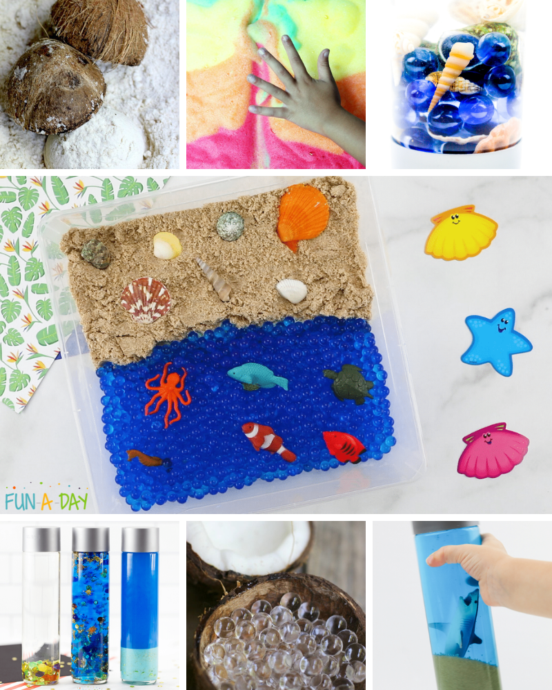 7 summer-themed activities for sensory play