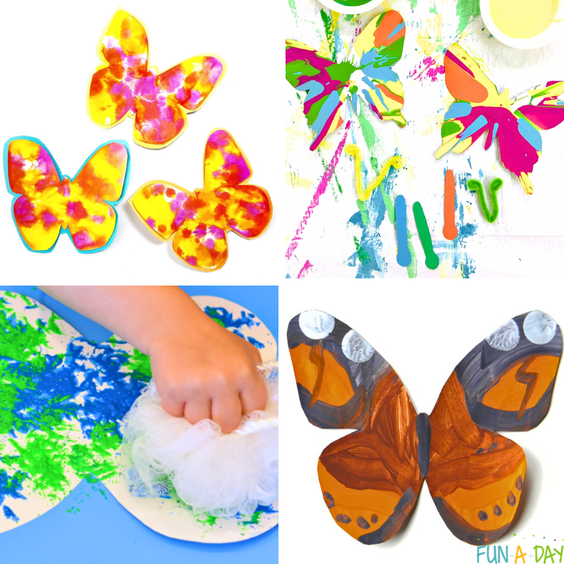 4 butterfly art ideas